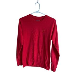 Champion Red Long Sleeve Shirt size small